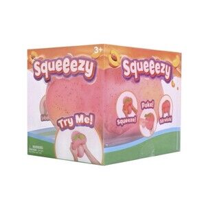 Viral Sunny Days Jumbo Squeezy Peach – Squishy Toy, Stress Relief Sensory Fun 🍑